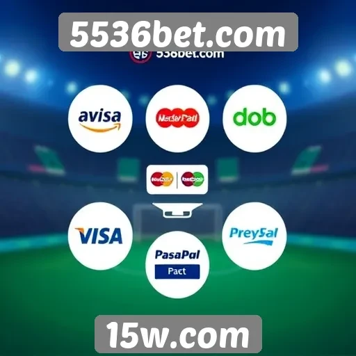 Métodos de pagamento disponíveis na 5536bet